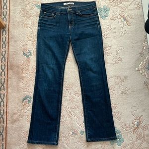 J Brand Straight Leg Dark Wash Jeans